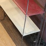 Tricolor String shelf in perforated metal