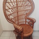 Fauteuil Emmanuelle peacock