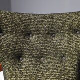 Pair of mid century wingback armchairs, Czechoslovakia, circa 1940´s