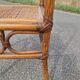 Vintage rattan stool