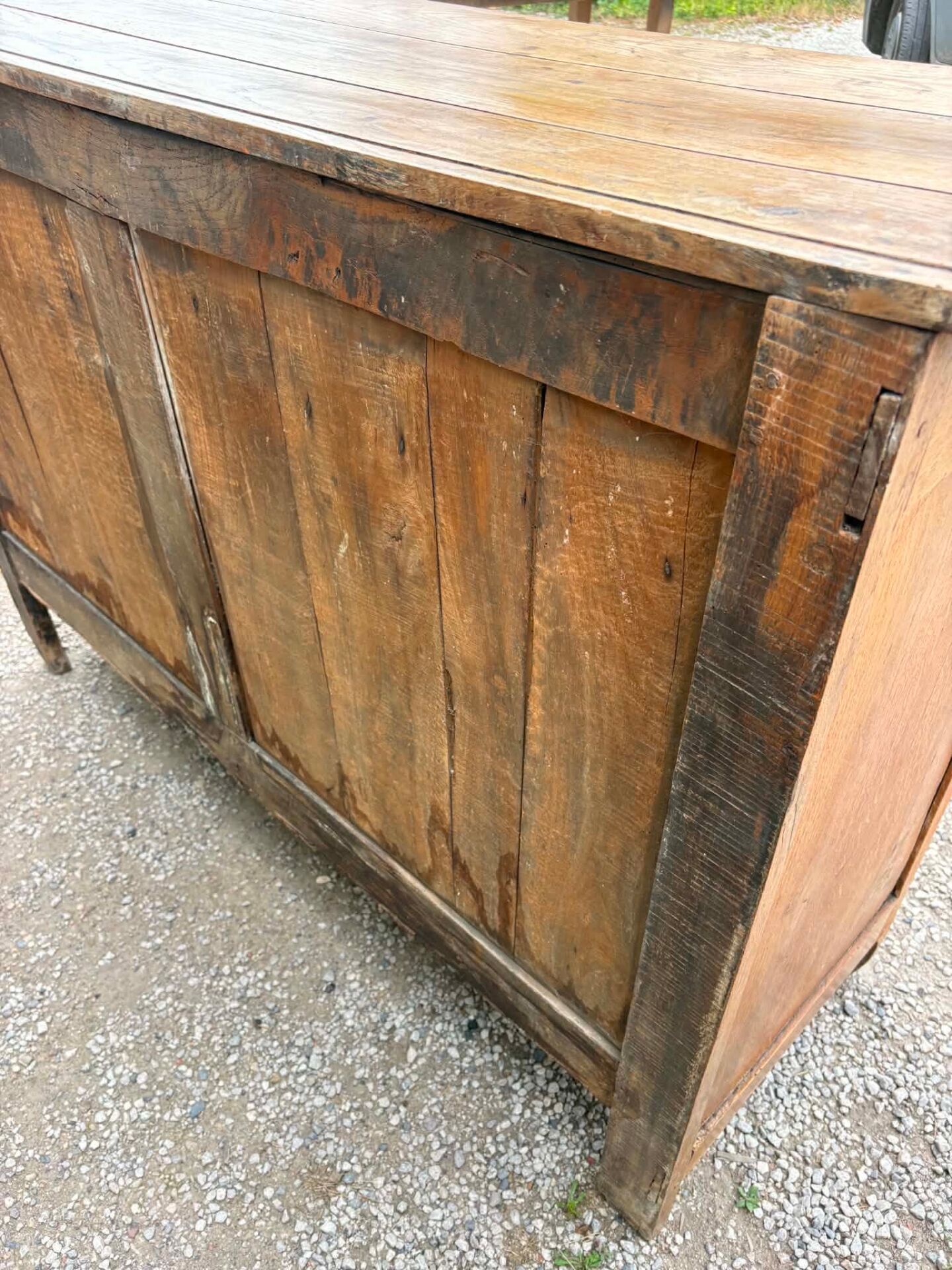 Old wooden sideboard