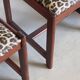Set of 4 vintage hand-woven chairs