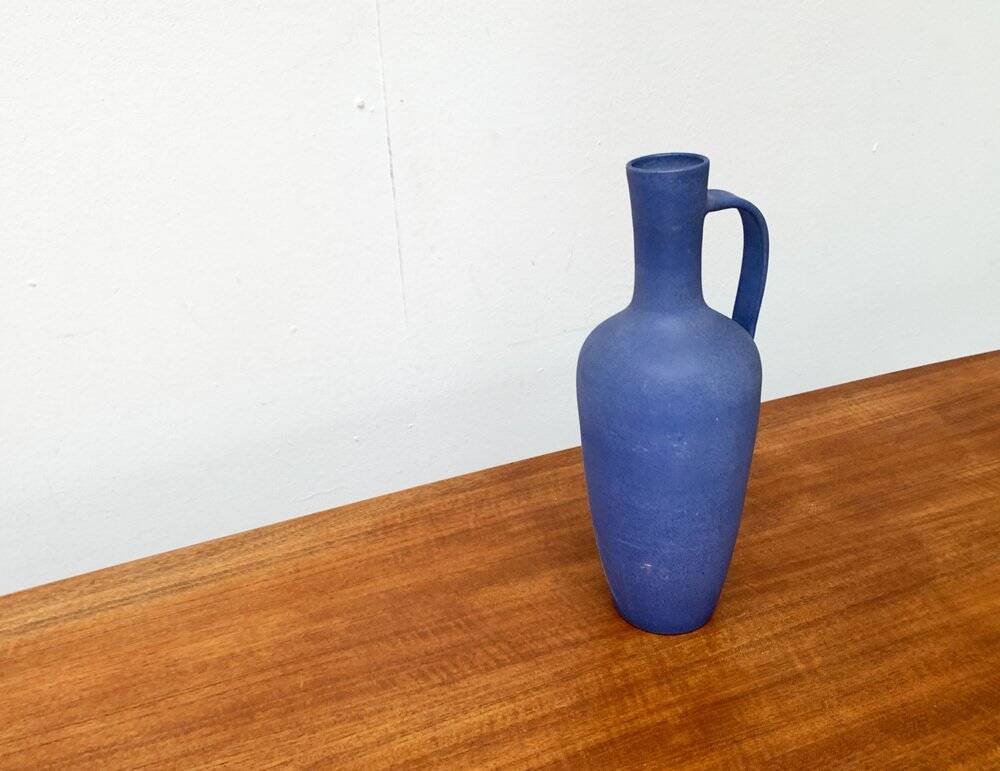 Mid-century minimalist ceramic carafe vase by WGP West German from Marschner Kunsttöpferei, 1960s.
