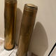 Standing ashtray and vase - brass shell