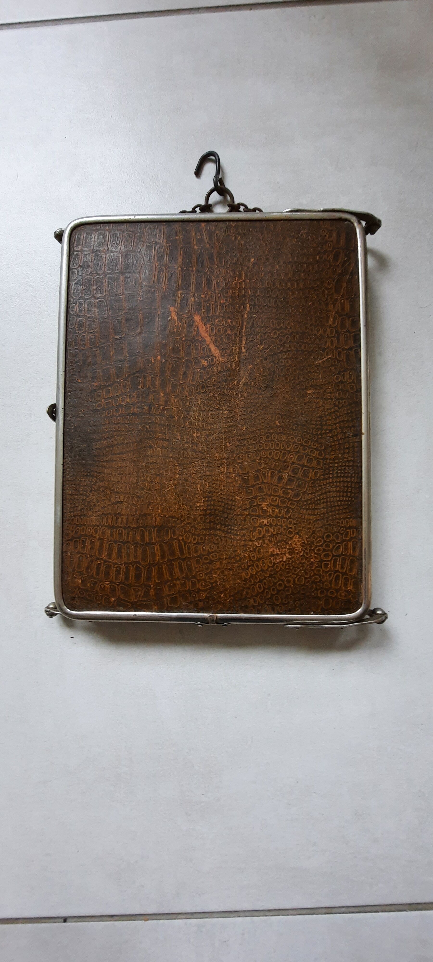 Ancient tryptic barber mirror