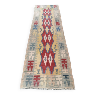 Tapis kilim 77×232 centimètres coureur kilim tapis décoratif kilim tapis turc kilim coureur