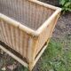 Vintage rattan planter