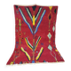 Handmade red moroccan berber rug 300 x 200 cm