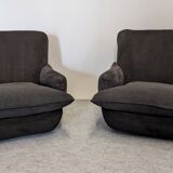 Pair of armchairs by Michel Cadestin for Airborne, 1960s-70s