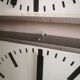Industrial wall clock, Czechoslovakia station Pragotron 60