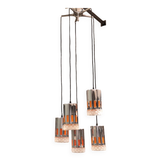 Vintage waterfall pendant light