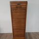 Gradiam oak curtained filing cabinet