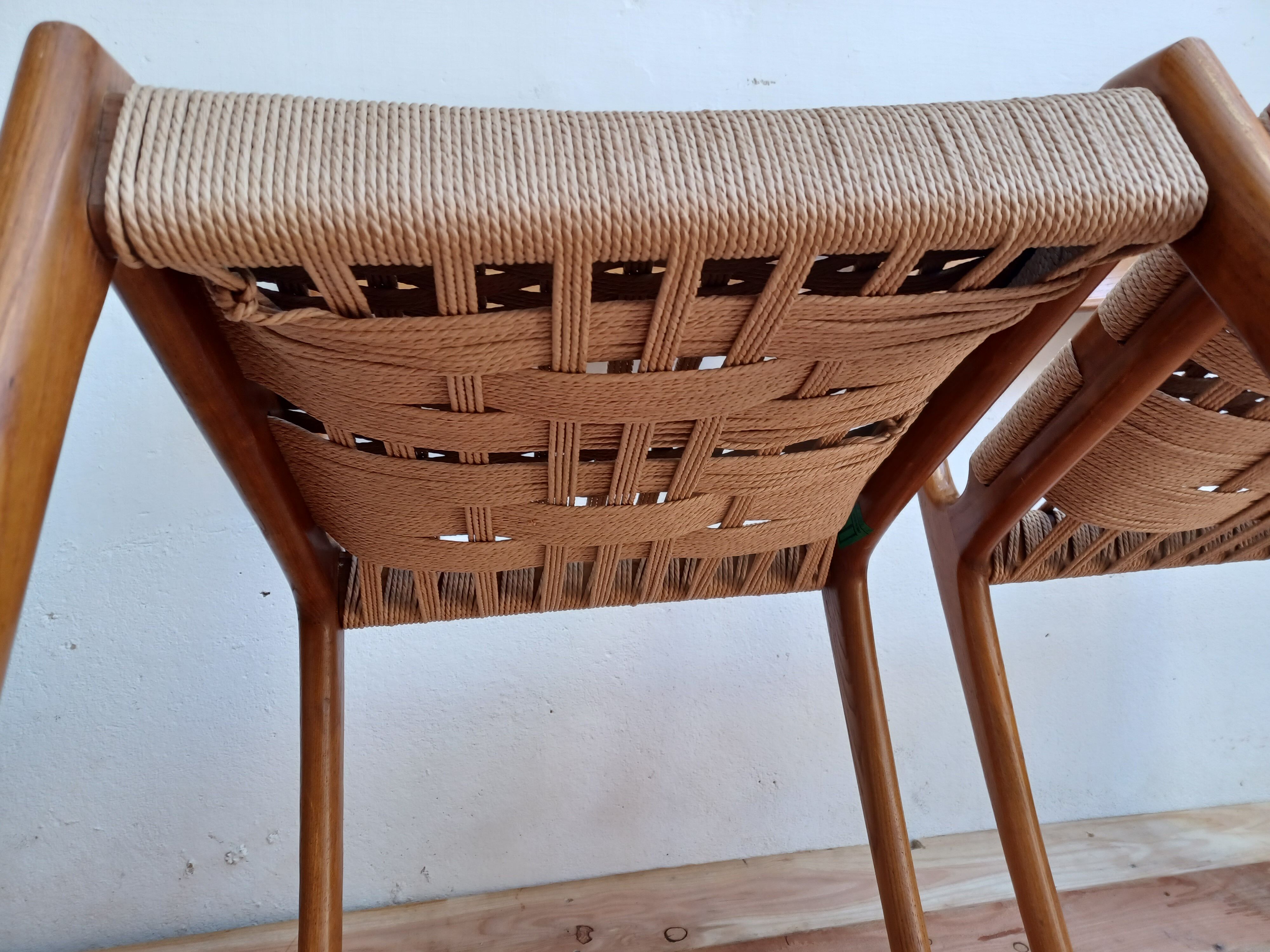 Pair of chairs, Consorzio Sedie Friuli, 1960