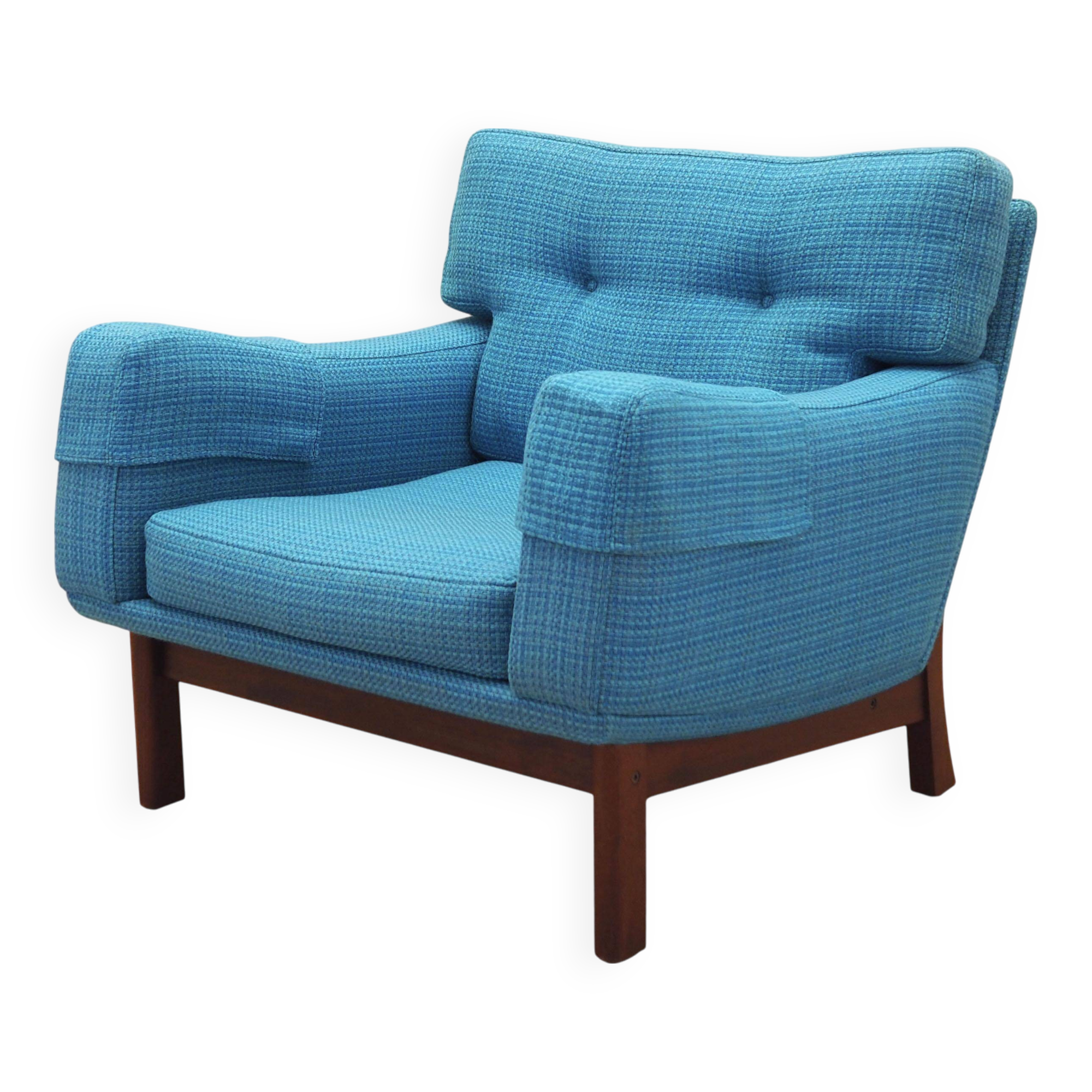 Blue armchair, Danish design, 1960s, production: Denmark