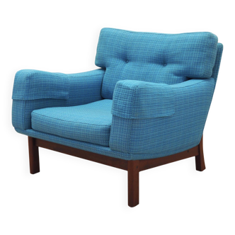 Blue armchair, Danish design, 1960s, production: Denmark