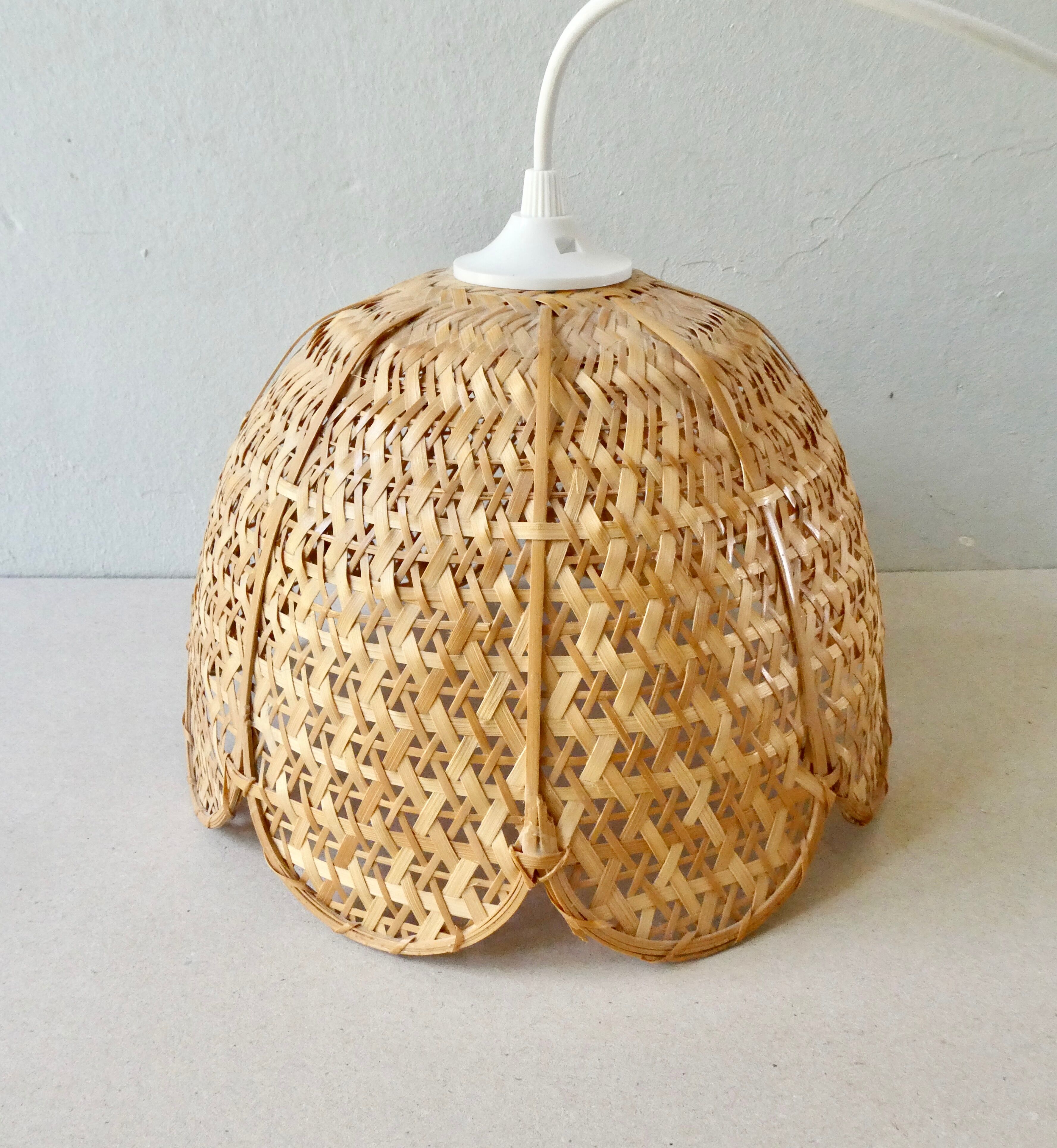 Braided rattan suspension