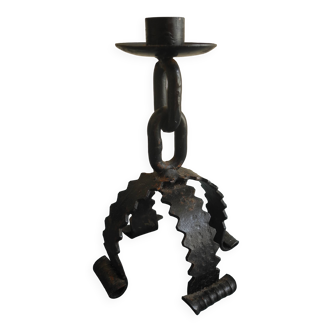 brutalist chandelier vintage decor brutalist candlestick