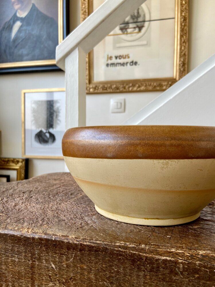 Digouin saladier in enamelled sandstone