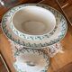 Antique sauce boat Terre de Fer with its lid, Gien Montigny model.