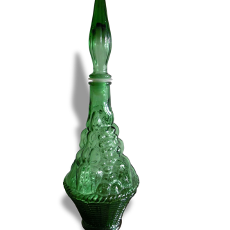 Italian decoration glass bottle