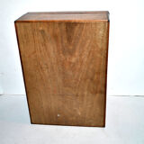Old walnut box - jewelry or game box 27x19x8