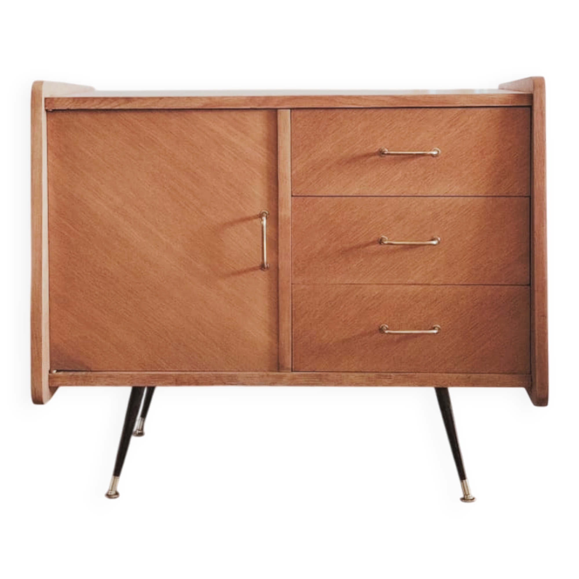 Low buffet/renovated vintage sideboard, Scandinavian style, 1950s-60s