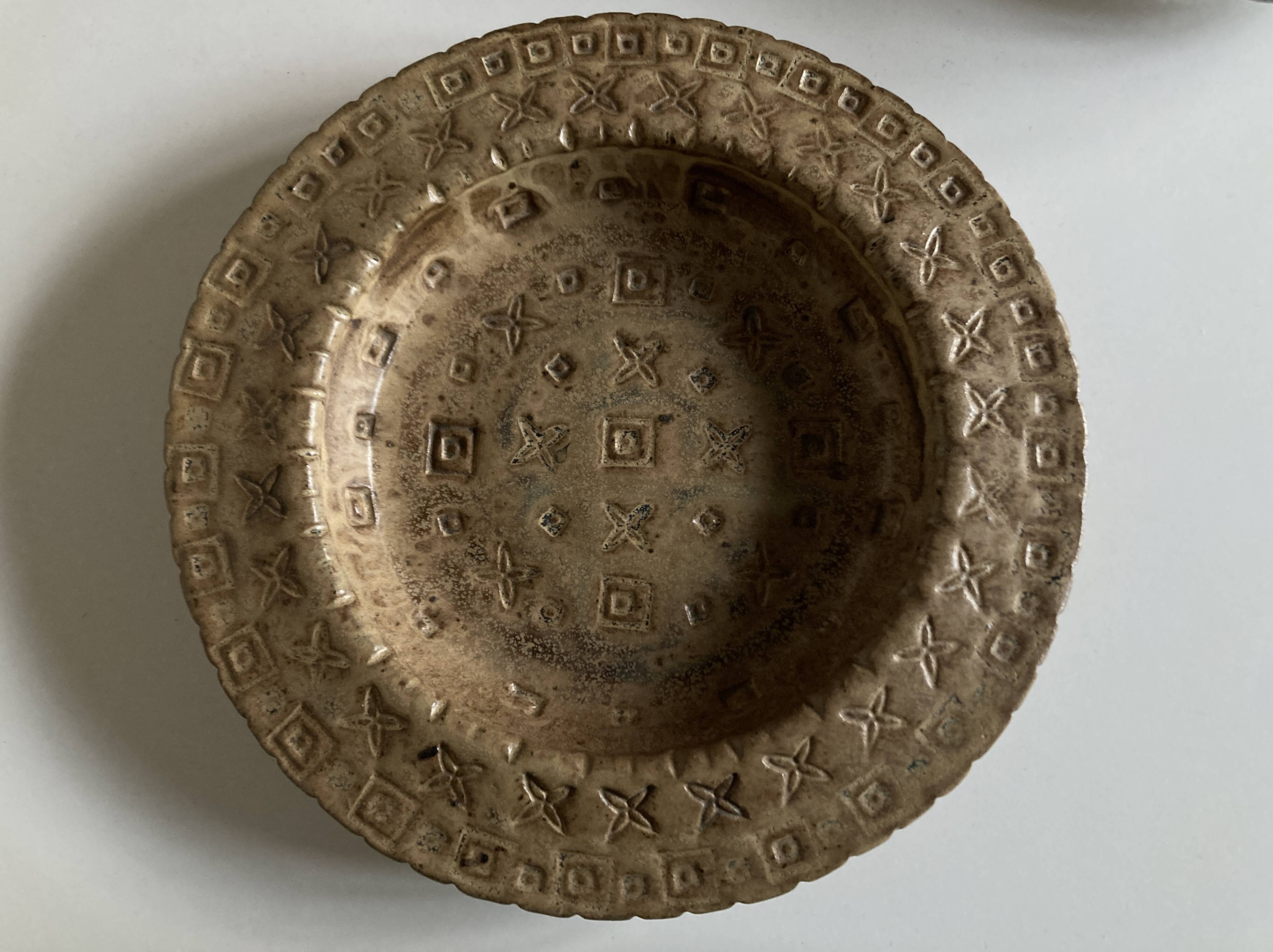 La Borne ceramics Joseph Talbot 1970 XXL in incised stoneware