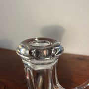 1950s/60s Vannes crystal candlestick, France