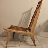 Vintage wooden chair armchair