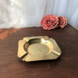 Ashtray lai vintage golden tone