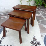 Brutalist nesting tables