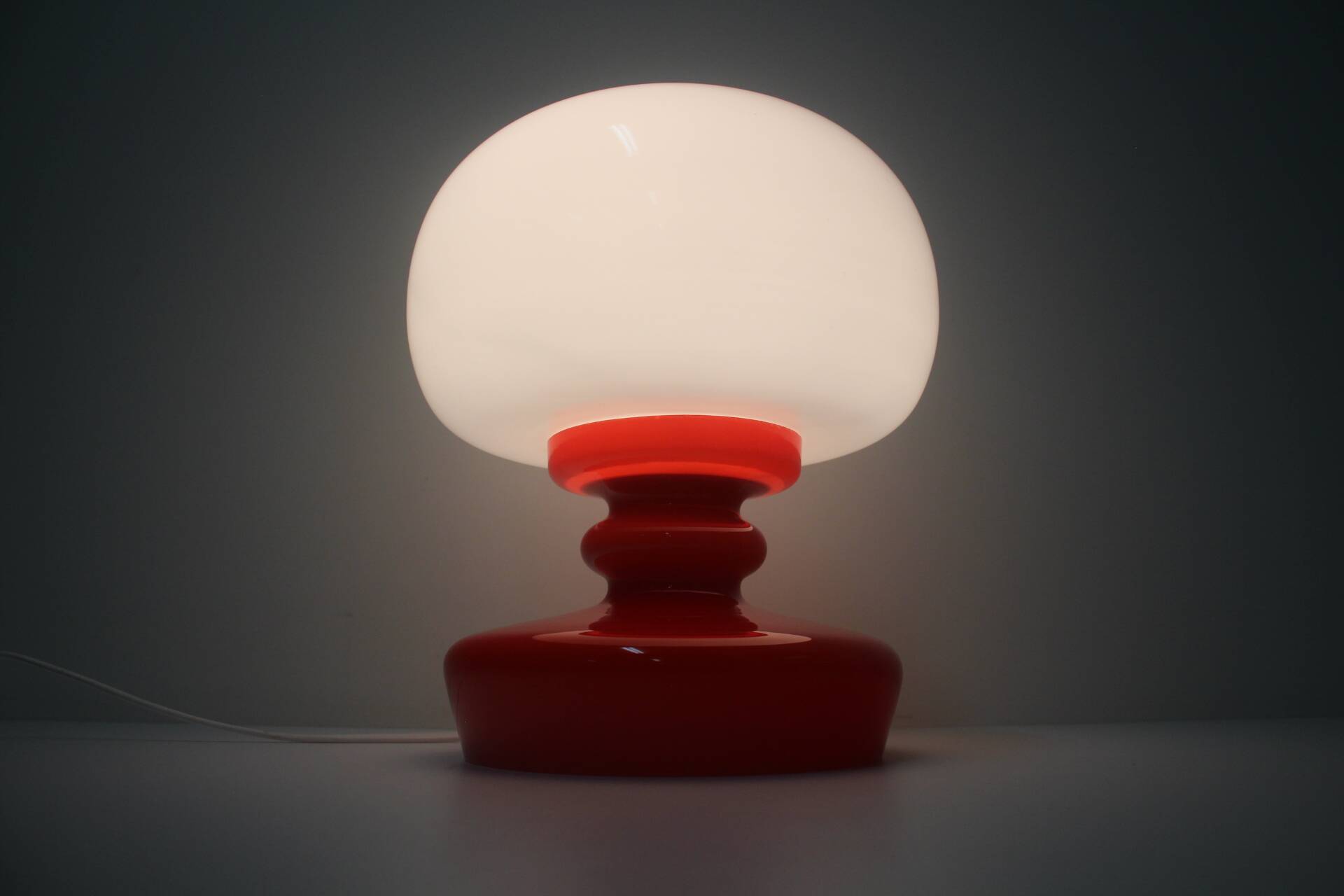 Vintage All Glass Lamp, Štěpán Tabery, Lighting Glass n.p, 1970's.