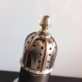 Silver metal salt shaker / 60s-70s