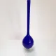 Royal blue opaline single flower vase