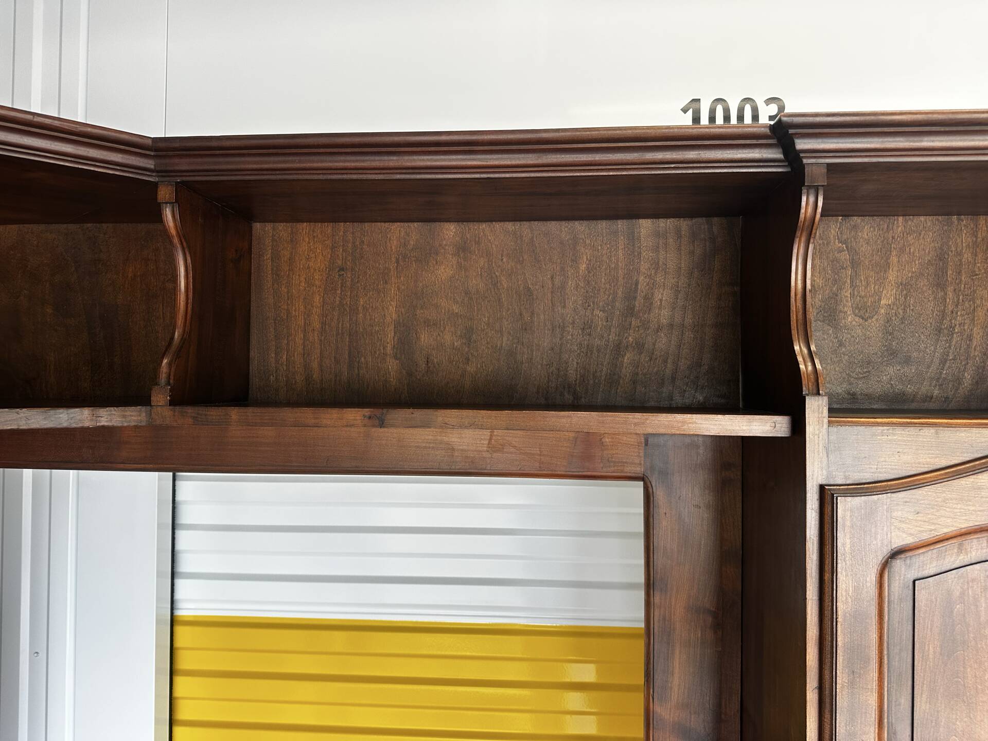 Solid wood bookshelf - French work from the 1950s