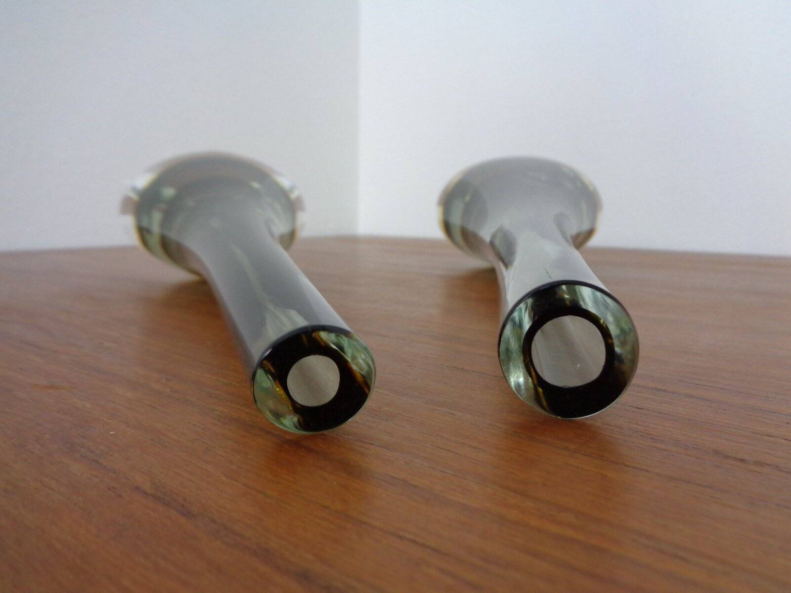 Murano Formia Glass Vases by Giuliani Mian for Fornace Mian, 1980s, Set of 2