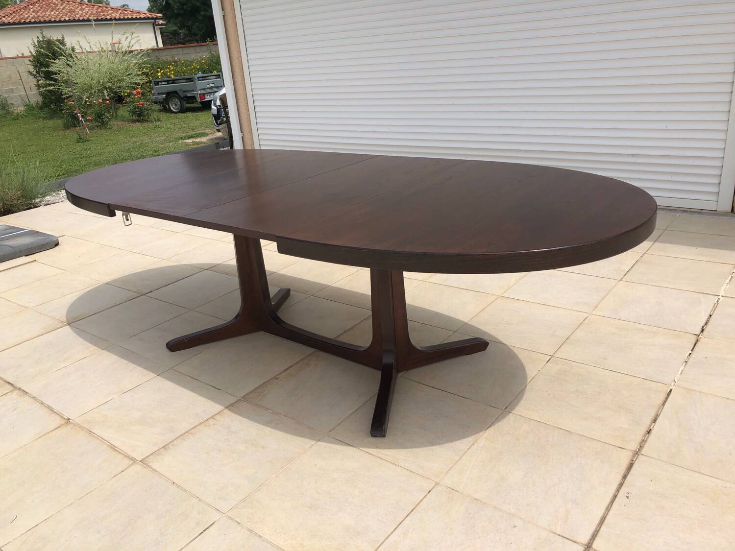 Baumann dining table and 6 gondola chairs set