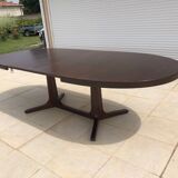 Baumann dining table and 6 gondola chairs set