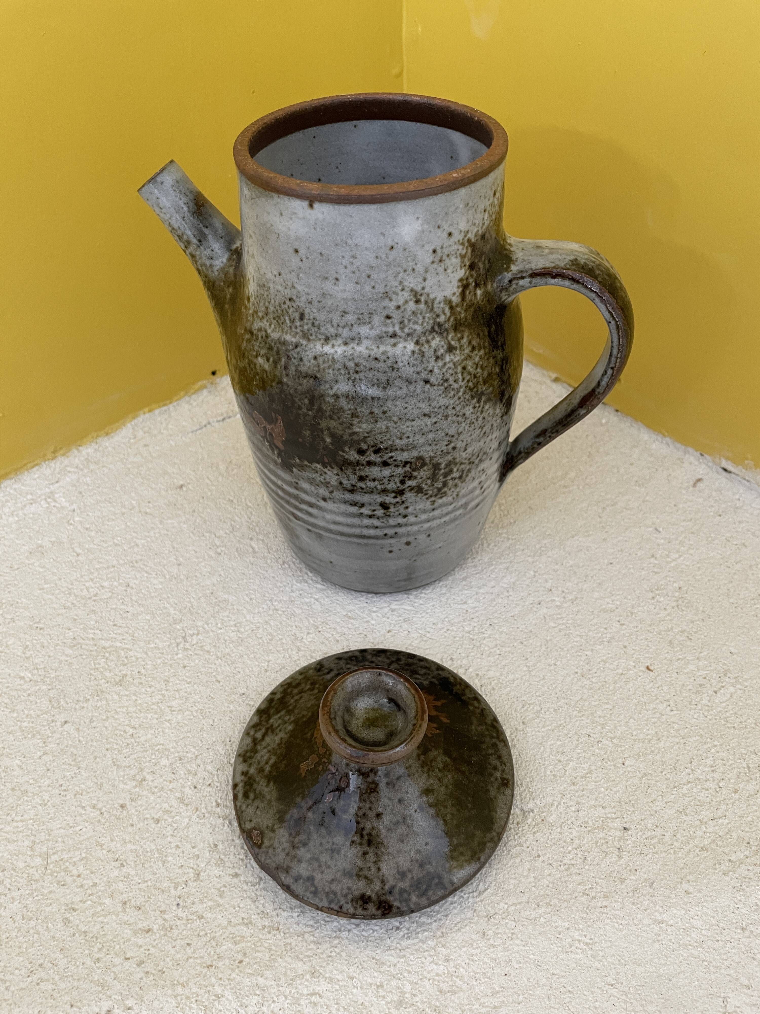 Chantal and Thierry Robert glazed stoneware ewer