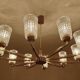 Large Vintage Scandinavian Pendant Light 60s