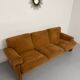 Three-seater alcantara canapé design by Tobia Scarpa for BB ITALIA vintage.