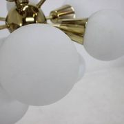 Midcentury Space Age Sputnik Chandelier Kamenický Šenov, 1970s