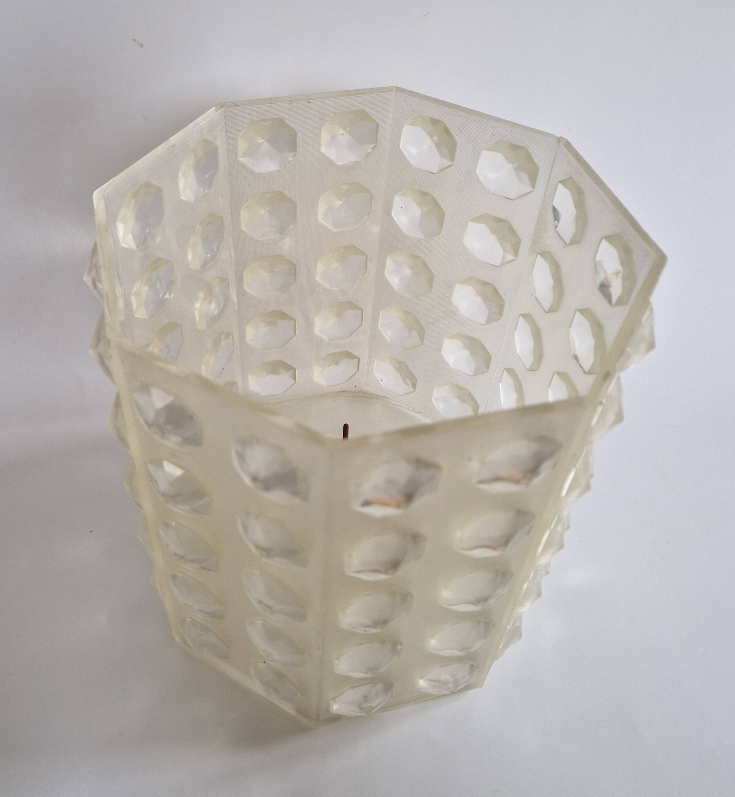 Modernist diamond suspension by Aloys Gangkofner, 1970s.