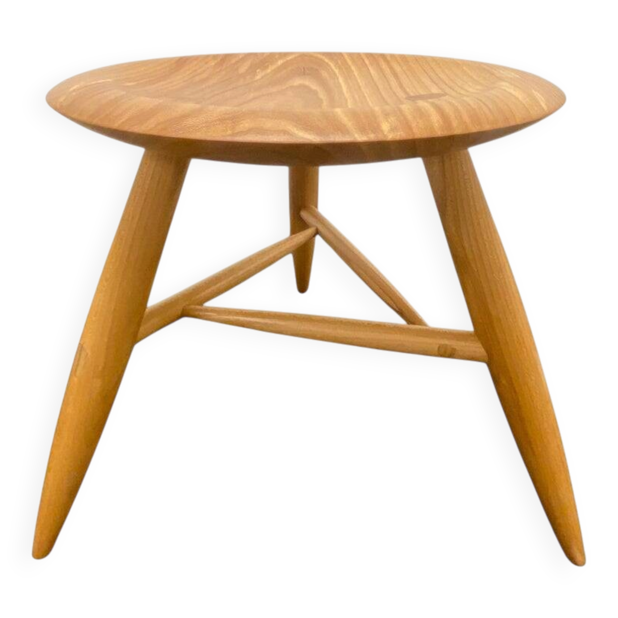Stool in elm by Ralph Ribour