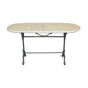 Bistro table in marble and cast iron around 1900