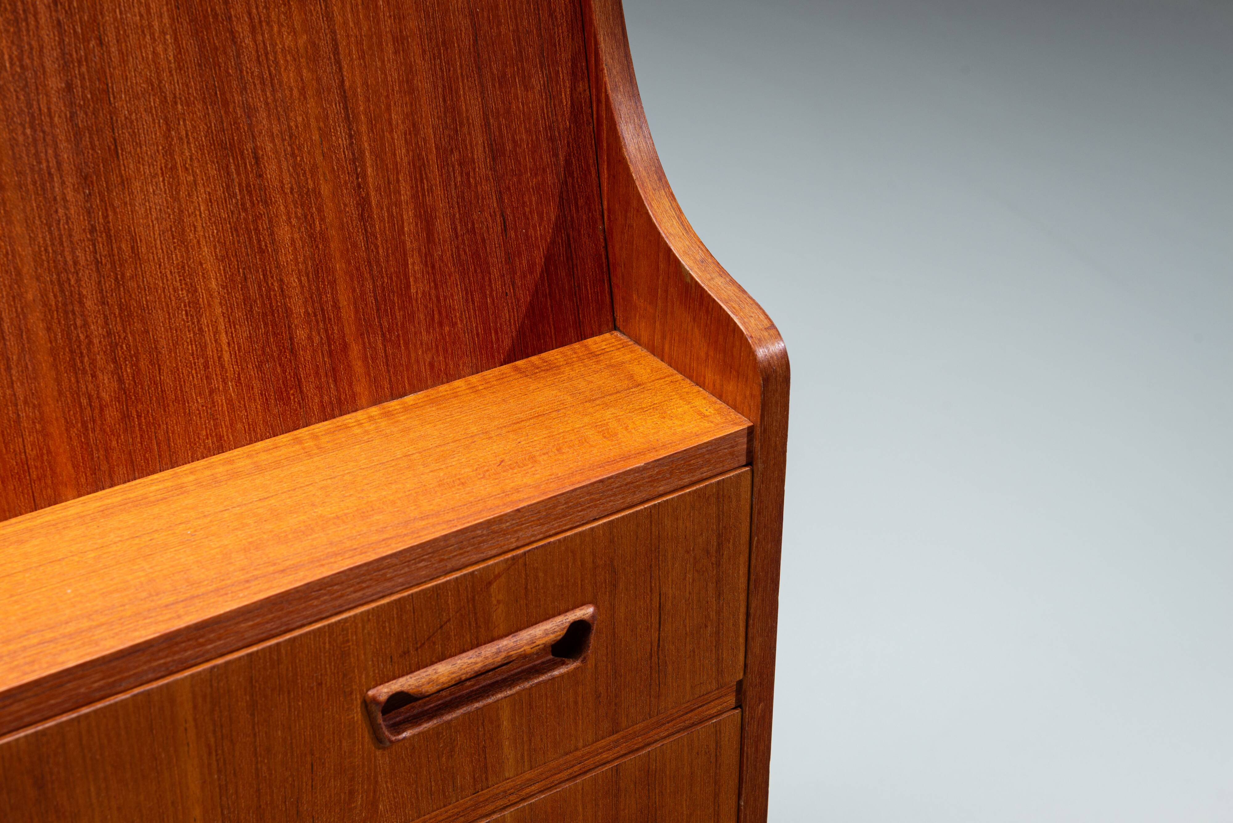 Danish mid-century secretaire by Gunnar Nielsen Tibergaard