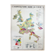 Vintage school map: agriculture in the EEC / industrial economy, mid-year 1979