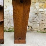 Ensemble de 3 Bibliothèques modulaires vintage en chêne
