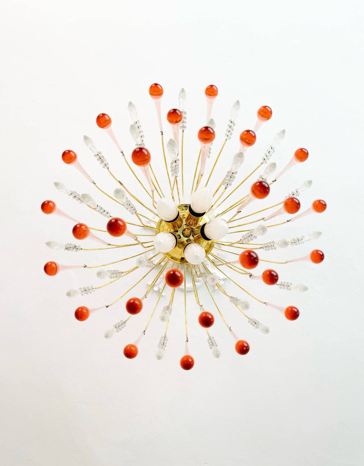 Lustre vintage en verre de Murano – Années 60, Italie