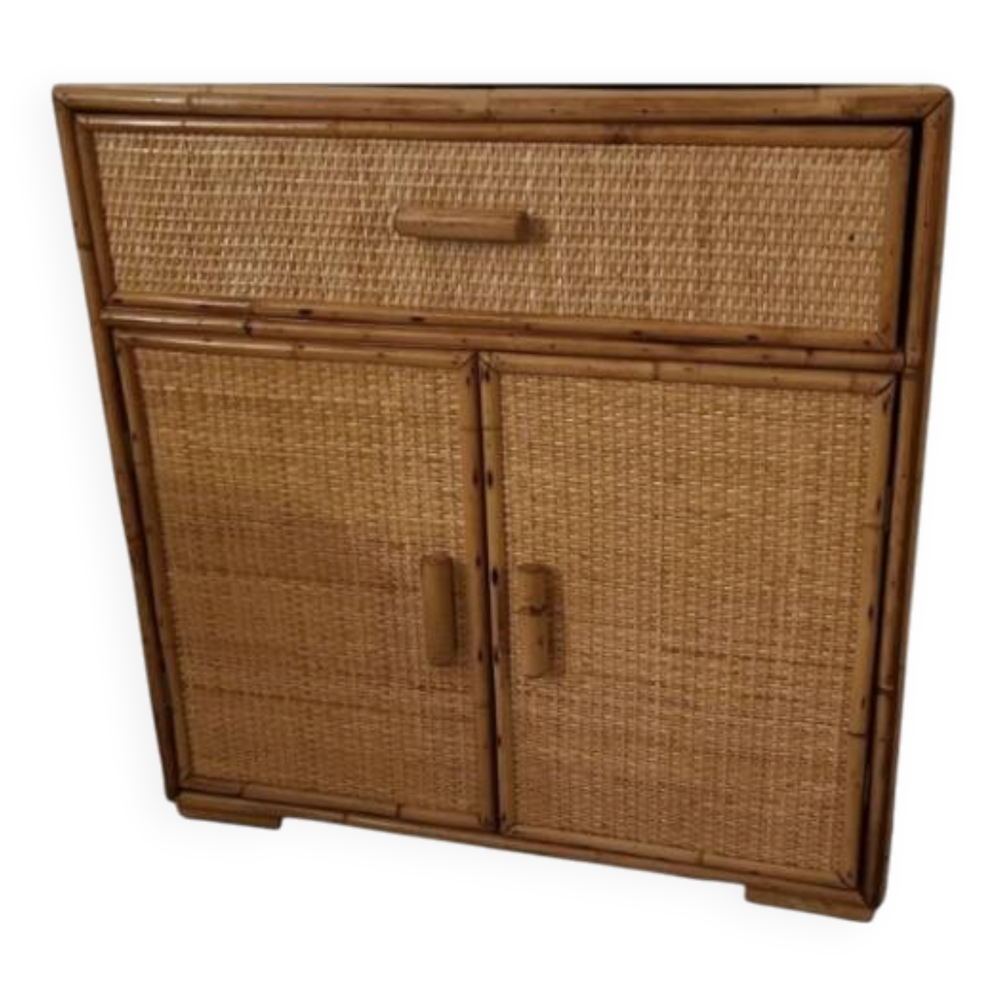 rattan chest of drawers